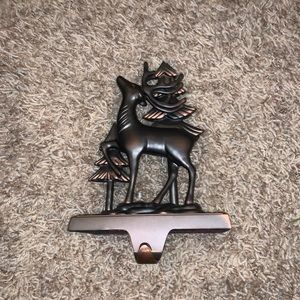 Set of 2 Elk Stocking Mantle Hangers